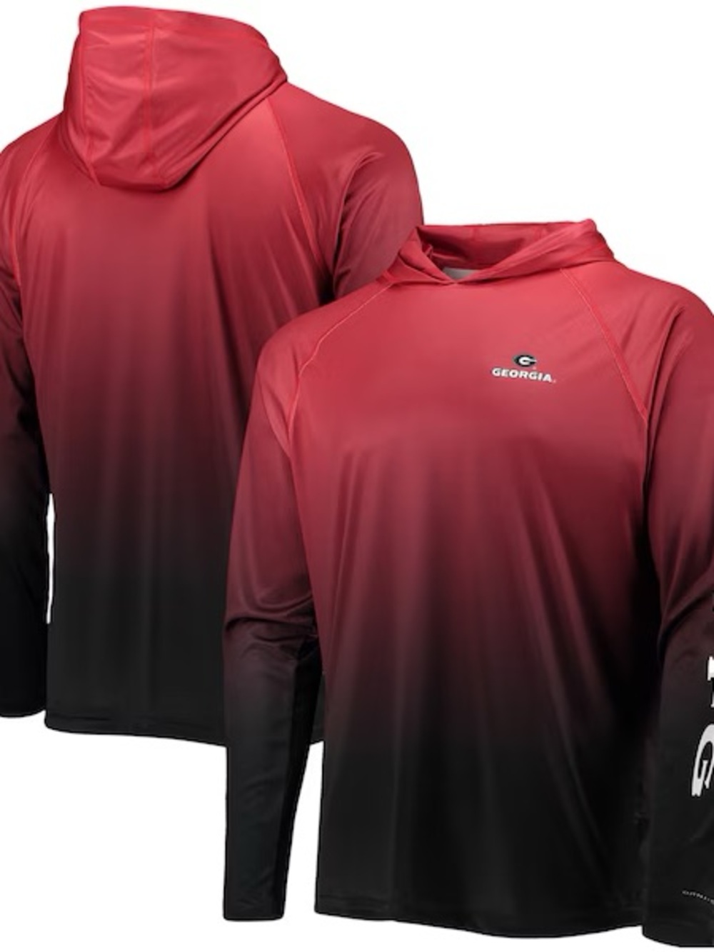 Men’s Columbia Super Terminal Tackle Hoodie UGA